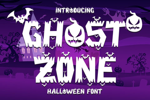 Ghost Zone Font Sakha Design Studio 