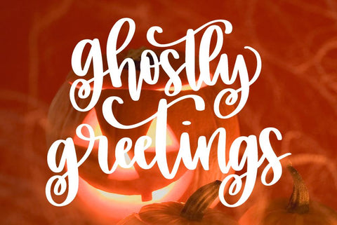 ghostly greetings SVG lillie belles designs 