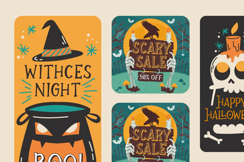 Ghostober | Halloween Layered Font Font Garisman Studio 