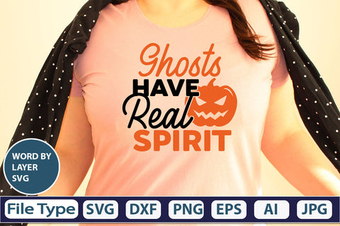 Ghosts Have Real Spirit SVG Cut File SVG DesignPlante 503 