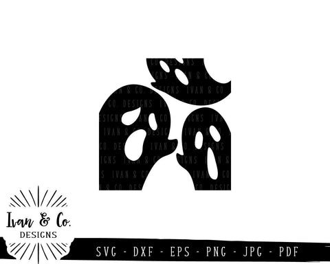 Ghosts SVG Files | Halloween | Fall SVG (830998463) SVG Ivan & Co. Designs 