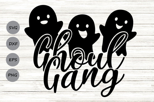 Ghoul Gang| Halloween Ghoul SVG Cutting Files. SVG CosmosFineArt 
