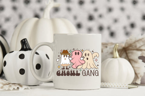 Ghoul Gang PNG, Retro Halloween Sublimation Sublimation CraftLabSVG 