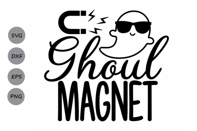 Ghoul Magnet| Halloween Ghost SVG Cutting Files. SVG CosmosFineArt 