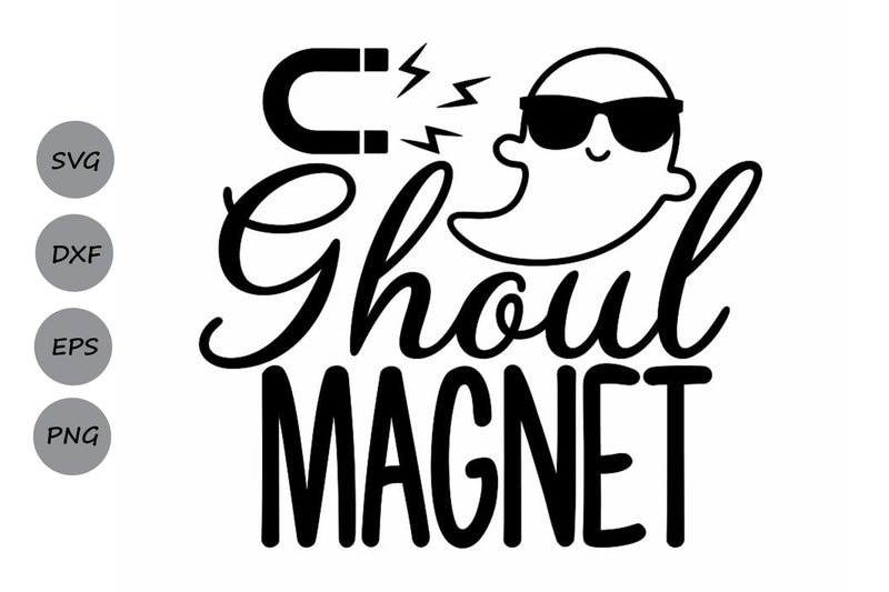 Ghoul Magnet| Halloween Ghost SVG Cutting Files. SVG CosmosFineArt 