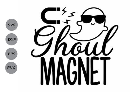 Ghoul Magnet| Halloween Ghost SVG Cutting Files. SVG CosmosFineArt 