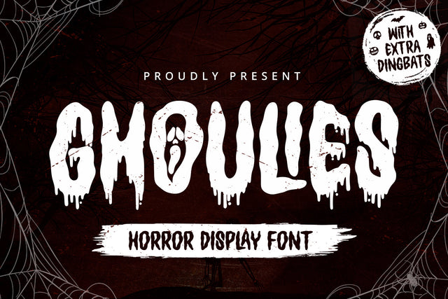 Ghoulies - Horror Display Font Font Alpaprana Studio 