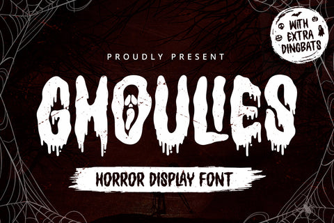 Ghoulies - Horror Display Font Font Alpaprana Studio 