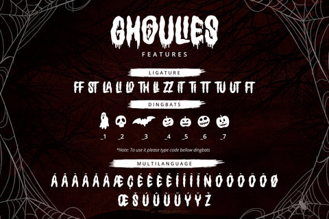 Ghoulies - Horror Display Font Font Alpaprana Studio 