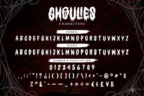 Ghoulies - Horror Display Font Font Alpaprana Studio 