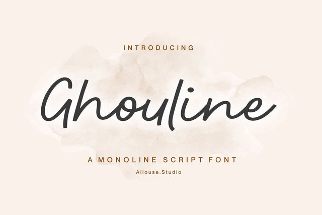 Ghouline Font Allouse.Studio 