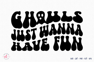 Ghouls Just Wanna Have Fun, Retro Hallowen SVG SVG CraftLabSVG 