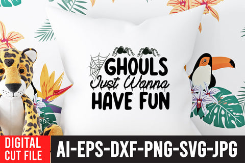 Ghouls Just Wanna Have Fun SVG Design SVG BlackCatsMedia 