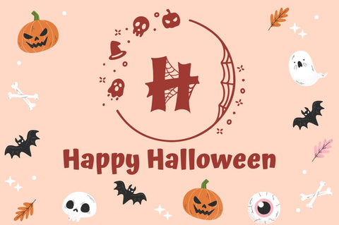 Ghoweb Halloween Monogram Font Attype studio 