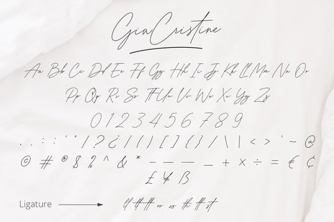 Gia Cristine - Elegant Signature Font Font Alpaprana Studio 