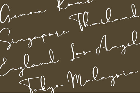 Gianluca - a Handwritten Font Font letterbeary 