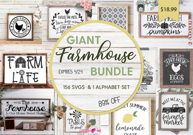 Giant Farmhouse Bundle Bundle So Fontsy Design Shop 