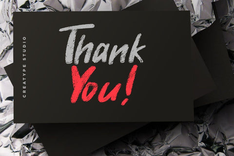 Giantthy Handdrawn Stylish Brush Font Creatype Studio 