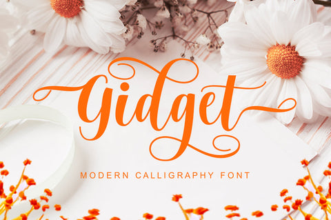 Gidget Font gatype 