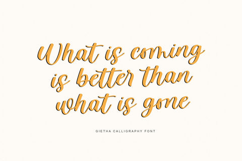 Gietha Font Four Lines Std. 