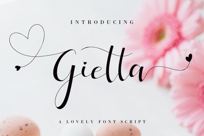 Gietta Font AEN Creative Store 