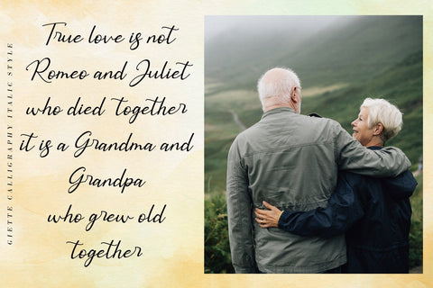 Giette Font AEN Creative Store 