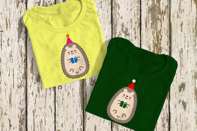 Gift Box Hedgehog SVG SVG Designed by Geeks 