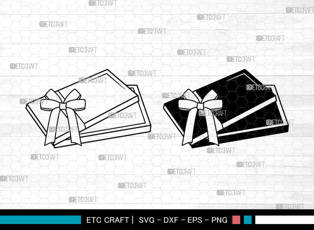 Gift Box SVG, Birthday Gift Svg, Present Svg, Gifts Svg, Gift Wrap Svg, Christmas Present Svg, Gift Box Svg SVG ETC Craft 