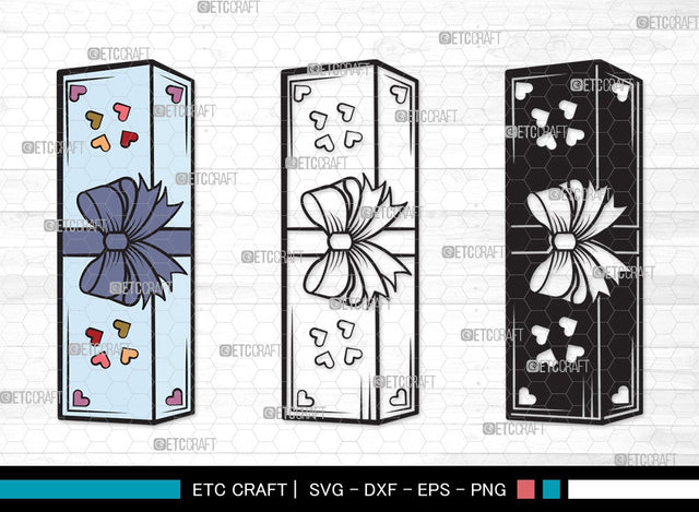 Gift Box SVG | Box Svg | Christmas Gift Svg | Gift Box Outline | Gift Box Silhouette | Gift Box Clipart SVG ETC Craft 