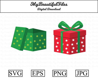 Gift Boxes - christmas SVG MyBeautifulFiles 