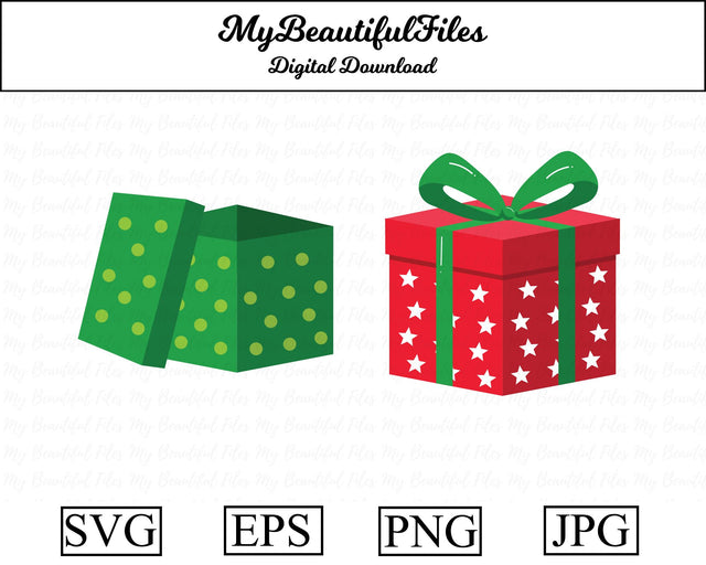 Gift Boxes - christmas SVG MyBeautifulFiles 