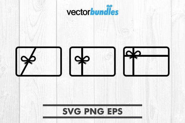 Gift card clip art svg SVG vectorbundles 