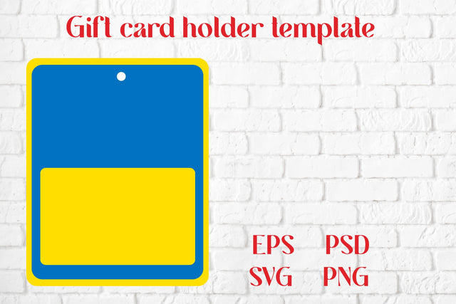 Gift card holder template | Gift card holder SVG Svetana Studio 