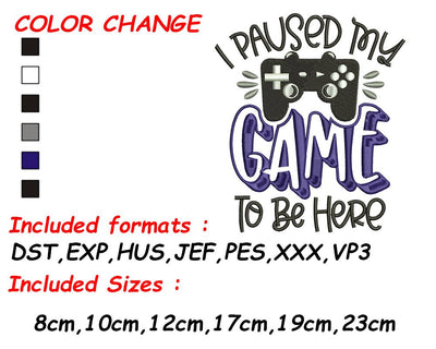 Gift for Gammer, Gaming Party, Boy Embroidery, Girl Embroidery, Video Game, Computer Geek Embroidery/Applique DESIGNS SVG Digital Designer 