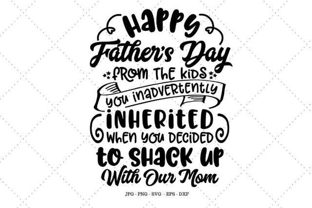 Gift for Stepdad, Printable Gift, Fathers Day Gift, Happy Fathers Day, For Step Dad, From Daughter, Svg Files for Cricut SVG SVG Digital Designer 