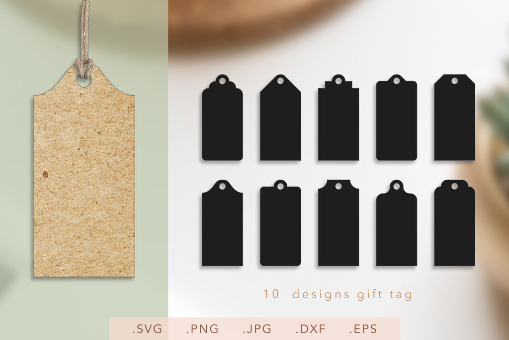 Gift Tag SVG - So Fontsy