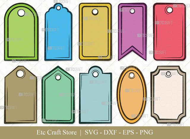 Gift Tags Clipart SVG Cut File | Tags Svg | Label Tag Svg | Label Shapes Svg | Holiday Gift Tags Svg | Price Tag Svg | Gift Tags Svg Bundle SVG ETC Craft 