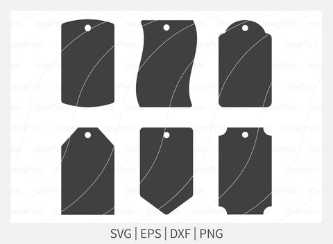 Gift Tags SVG, Price Tags Svg, Gift Tags Svg Bundle, Gift Tags Silhouette, Label Shapes Svg, Label Svg Cut, Holiday Gift Tags, Craft File SVG Dinvect 