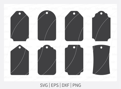 Gift Tags SVG, Price Tags Svg, Gift Tags Svg Bundle, Gift Tags Silhouette, Label Shapes Svg, Label Svg Cut, Holiday Gift Tags, Craft File SVG Dinvect 