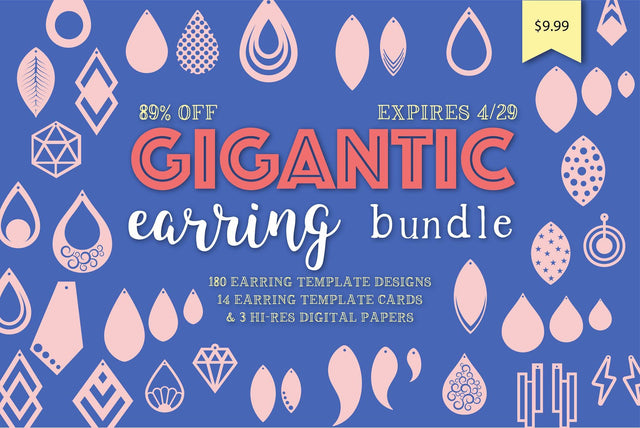 Gigantic Earring SVG Design Bundle Bundle So Fontsy Design Shop 