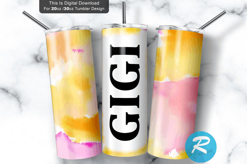 Gigi 20 oz / 30 oz Tumbler PNG Sublimation Regulrcrative 