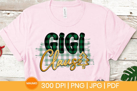 Gigi claus | Christmas sublimation SVG Maumo Designs 