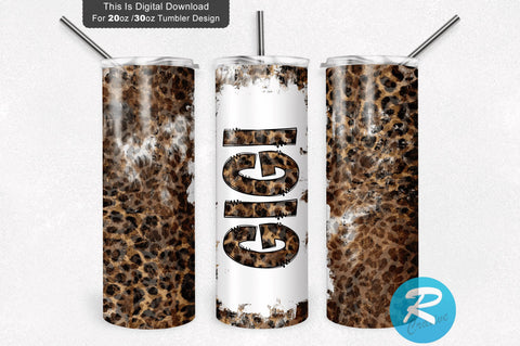 Gigi leopard 20 oz / 30 oz Tumbler PNG Sublimation Regulrcrative 
