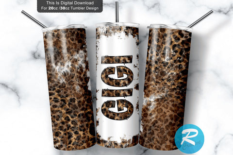 Gigi leopard 20 oz / 30 oz Tumbler PNG Sublimation Regulrcrative 