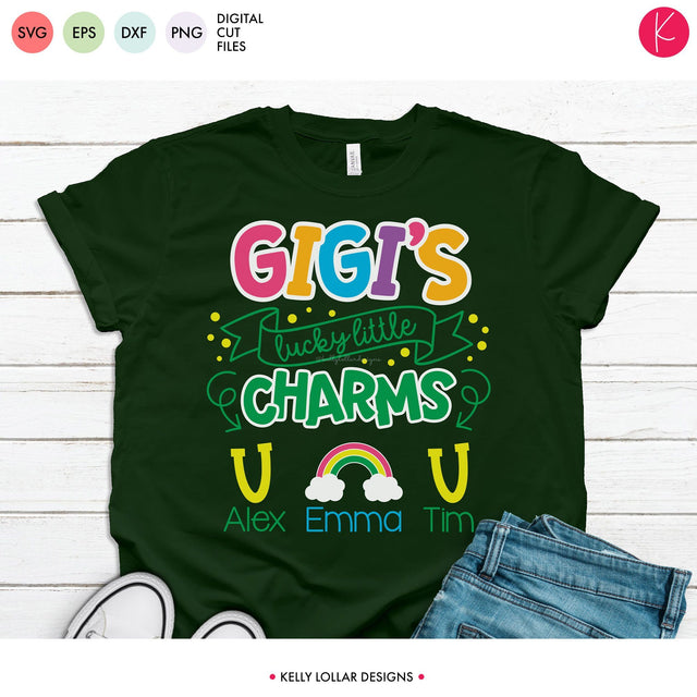 Gigi Lucky Little Charms SVG Kelly Lollar Designs 