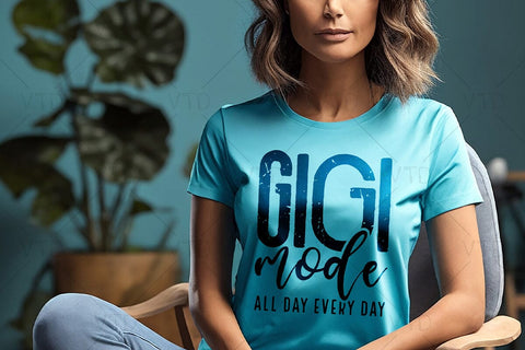 Gigi Mode Svg Png Files, Gigi Svg, Blessed Gigi Svg, Grandmother Svg, Nana Svg, Gigi Mode Shirt Svg, Mothers Day Svg SVG DesignDestine 