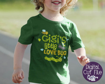 Gigi's Little Love Bug - Grandma Svg SVG Crafty Mama Studios 