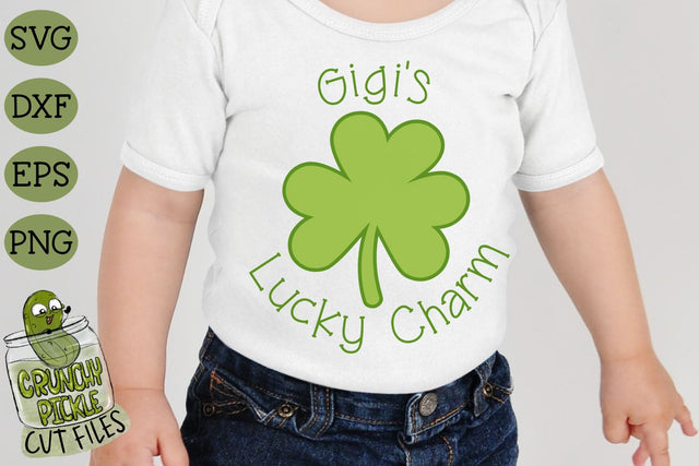 Gigi's Lucky Charm - St Patrick's Day SVG File SVG Crunchy Pickle 