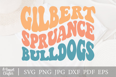 Gilbert Spruance Bulldogs Svg. Vector Cut file for Cricut, Silhouette, Pdf Png Eps Dxf, Decal, Sticker, Vinyl SVG Fauz 