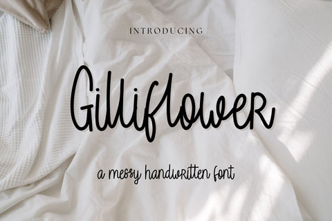 Gilliflower Font Cotton White Studio 